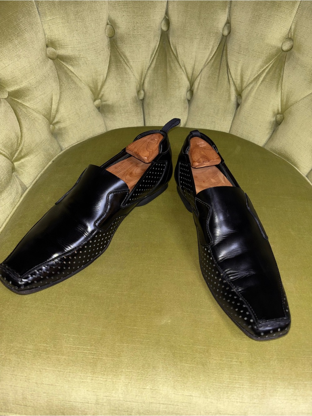Mens black prada Loafer shoes size 7 - Picture 1 of 9